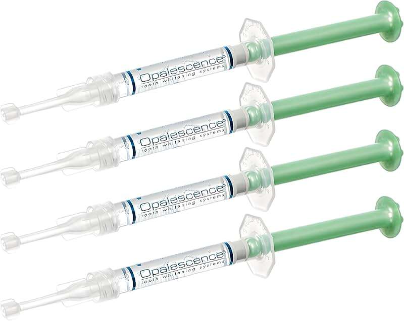 Opalescence 35% CP Mint - Gel Syringes Teeth Whitening - Refill Kit (4 Syringes) Carbamide Peroxide Gel. Made by Ultradent. Tooth Whitening Refill Syringes with Toothbrush. 5197-2tb - Image 1