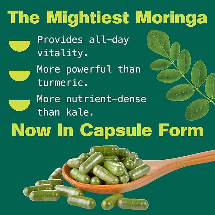 KULI KULI Organic Pure Moringa Capsules, 60 CT - Image 6