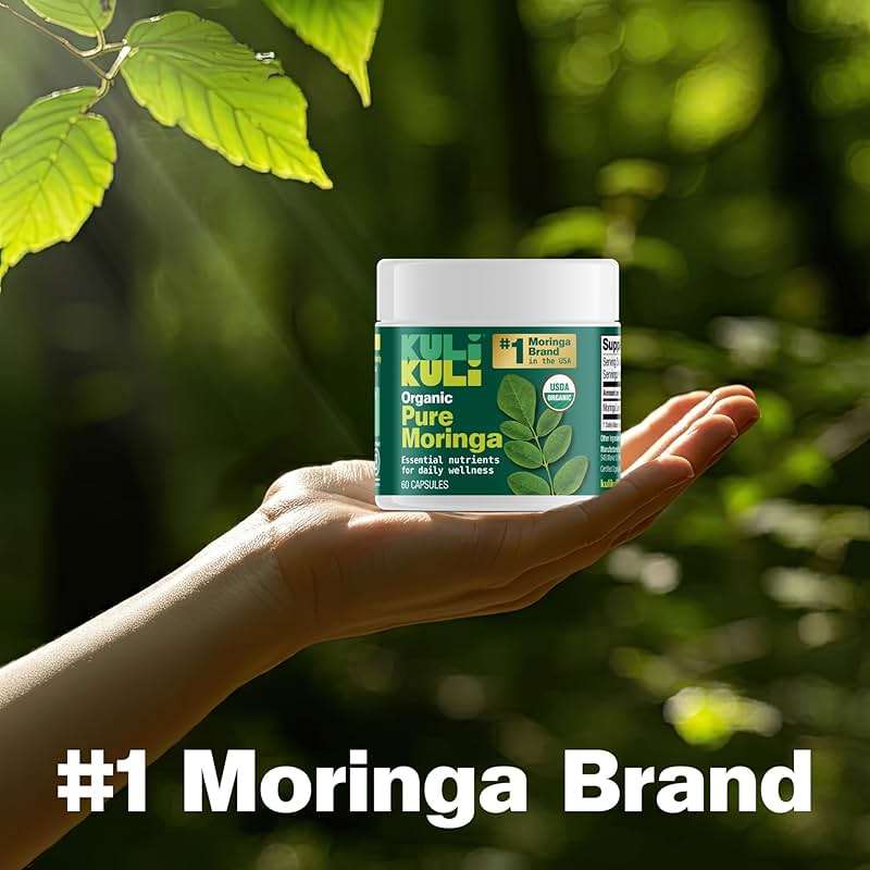 KULI KULI Organic Pure Moringa Capsules, 60 CT - Image 9