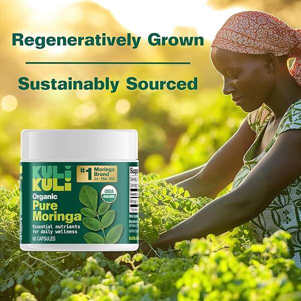 KULI KULI Organic Pure Moringa Capsules, 60 CT - Image 10