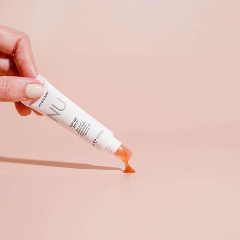 Nu Colour Peptide Pout Lip Enhancer | Hydrating & Plumping Formula with Advanced Peptides & Botanical Extracts | Smooth, Moisturized, Volumized Lips | Lightweight, Non-Sticky | 0.27 fl oz - Image 2