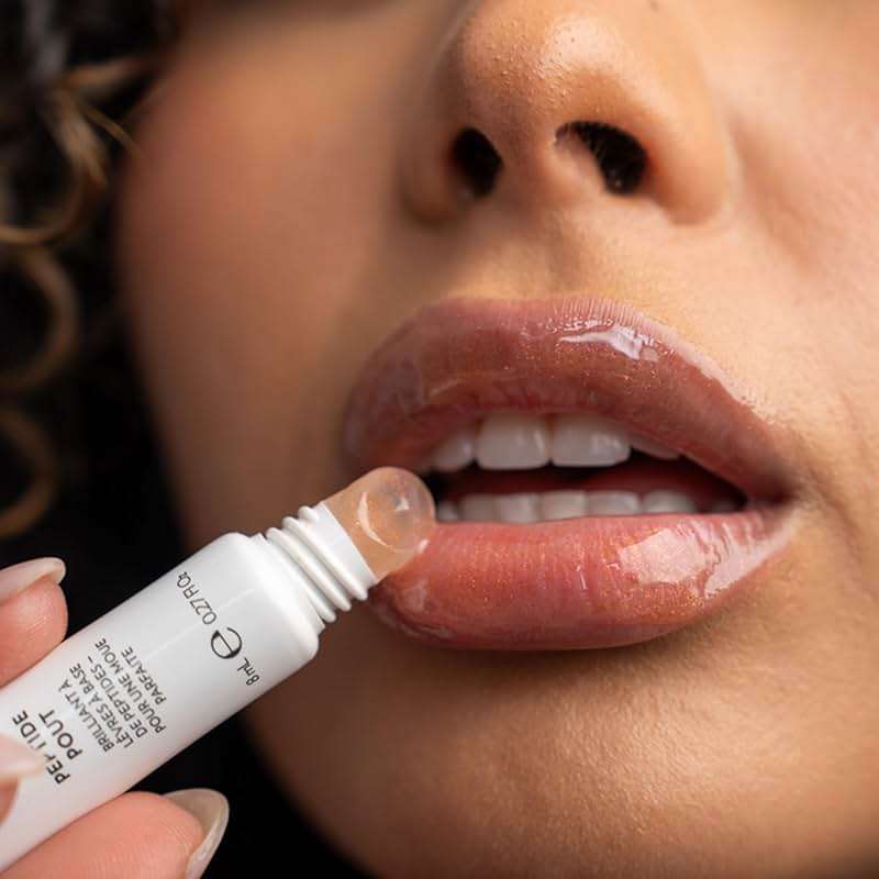 Nu Colour Peptide Pout Lip Enhancer | Hydrating & Plumping Formula with Advanced Peptides & Botanical Extracts | Smooth, Moisturized, Volumized Lips | Lightweight, Non-Sticky | 0.27 fl oz - Image 3