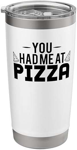 Pizza Lover Funny - You Had Me At Pizza Stainless Steel Insulated Tumbler - Image 1