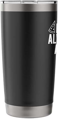 Pizza Lover Funny - Pizza Is Always The Answer Stainless Steel Insulated Tumbler - Image 5