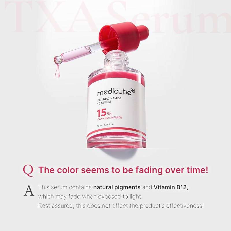 medicube TXA+Niacinamide 15% Glow Facial Serum for After Spot Care | All-in-One Daily Korean Skincare | Uneven Skin Tone, Texture, and Hydration Care | High-Potency Tranexamic Acid 5% | 1.01 fl.oz - Image 6