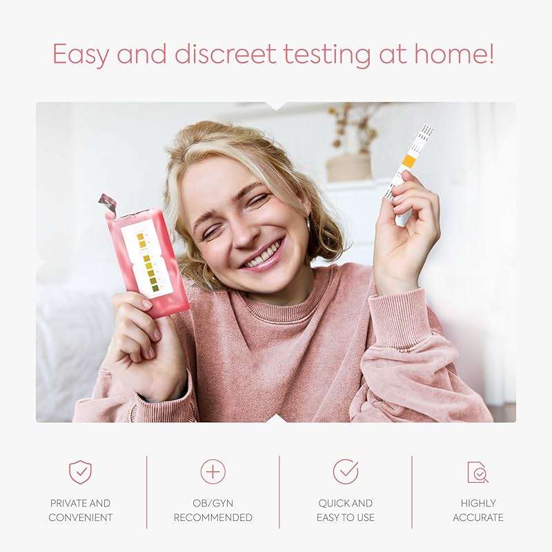 Vaginal pH Test Kit for Women, At-Home Feminine pH Screening Strips with Sterile Swabs, 30-Second Results, Individually Wrapped, 3 Tests - Image 3