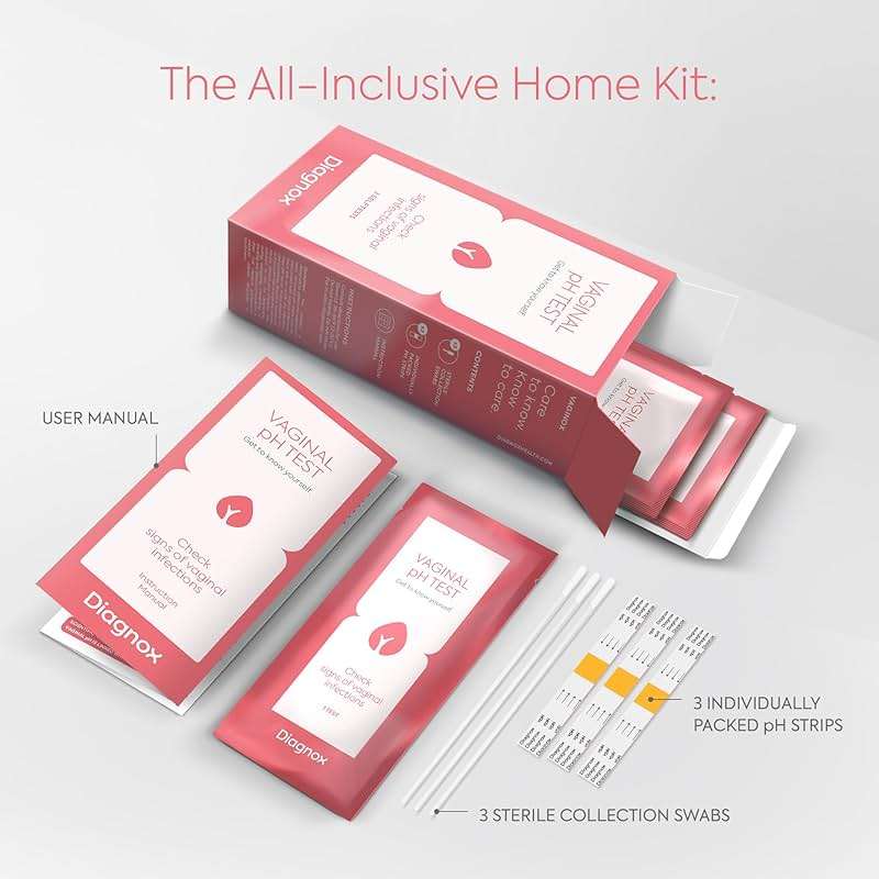 Vaginal pH Test Kit for Women, At-Home Feminine pH Screening Strips with Sterile Swabs, 30-Second Results, Individually Wrapped, 3 Tests - Image 4