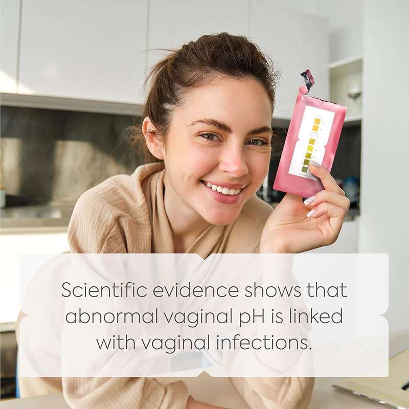 Vaginal pH Test Kit for Women, At-Home Feminine pH Screening Strips with Sterile Swabs, 30-Second Results, Individually Wrapped, 3 Tests - Image 7