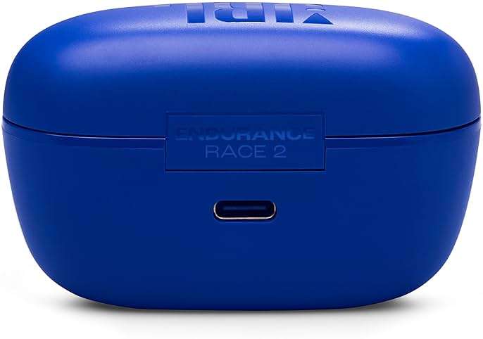 JBL Endurance Race 2 - Waterproof (IP68) Sports True Wireless Earbuds with 4 mics for Crisp, Clear Calls, JBL Pure Bass Sound, 48Hrs of Playback, Plus Speed Charging & Active Noise Cancelling (Blue) - Image 6