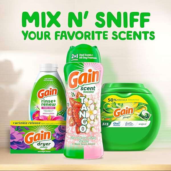 Gain Tango 2-in-1 Laundry Scent Booster Beads, Strawberry and Shea Scent, 21.1 oz, Laundry Beads with Dual Scents Plus All Day Freshness - Image 9