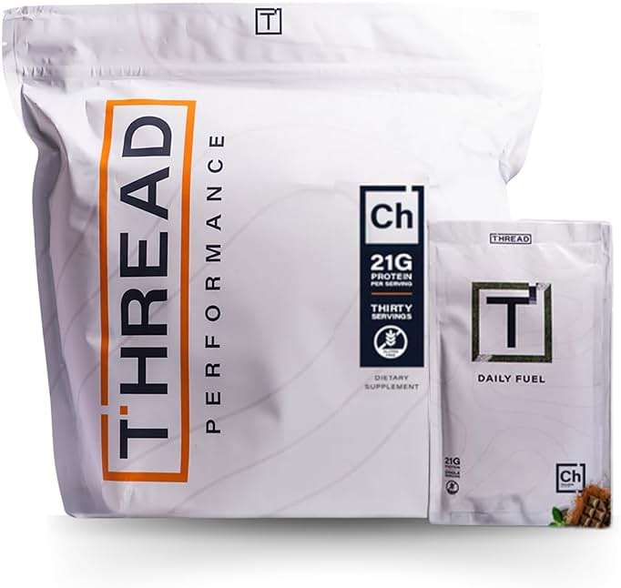 THREAD Performance Daily Fuel | All-in-One Sports Nutrition for Young Athletes | 21g Protein, 60+ Organic Superfoods, Vitamins & Minerals | 30 Servings - Image 1