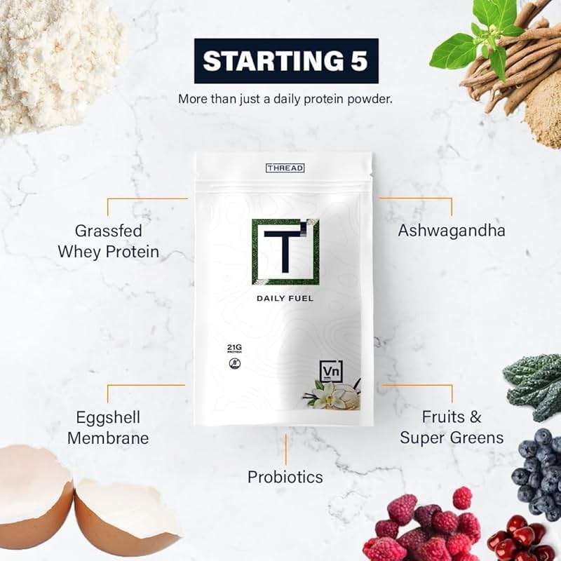 THREAD Performance Daily Fuel | All-in-One Sports Nutrition for Young Athletes | 21g Protein, 60+ Organic Superfoods, Vitamins & Minerals | 30 Servings - Image 2