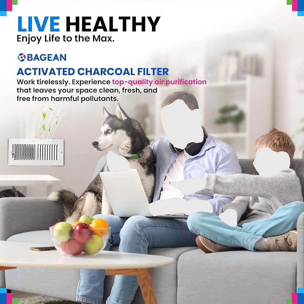 Cut to Fit Activated Carbon Filter Sheet 12” x 48” - Activated Carbon Air Filter for Air Purifiers Window AC Air Vent And More - Charcoal Filters Absorb Odors & Freshens the Air (1-Pack) - Image 6