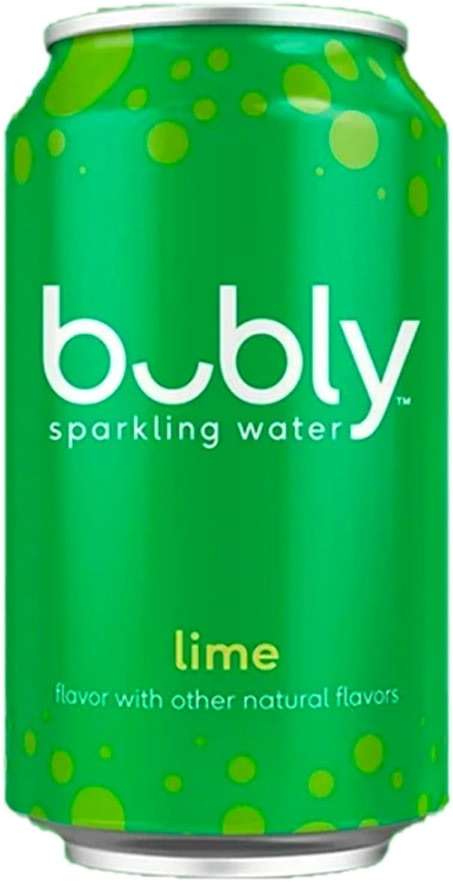 Bubly Lime Flavored Sparkling Water 12 fl oz Aluminum Can 16 Pack - Image 2