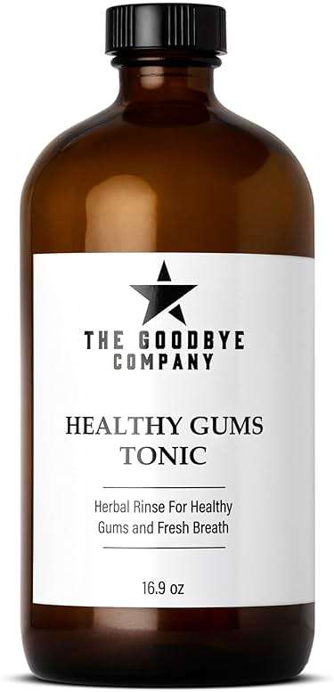 The Goodbye Company Healthy Gum Rinse – Handcrafted Natural Mouthwash for Bleeding Gums, Receding Gums & Fresh Breath | Organic Herbal Blend with Essential Oils | Small Batch Made in Florida - Image 1