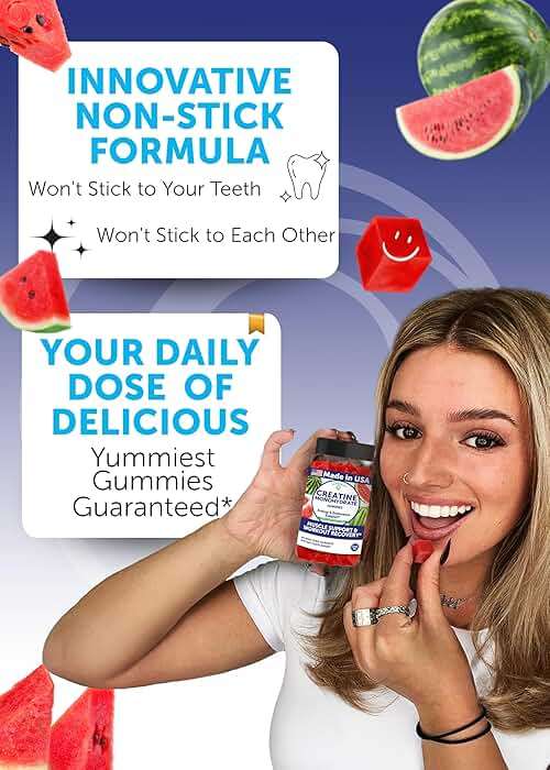 Lunakai USA Made Creatine Monohydrate Gummies for Women & Men – Vegan Creatine Gummies for Muscle & Recovery Support – Pre Workout Supplement, 60ct - Image 3