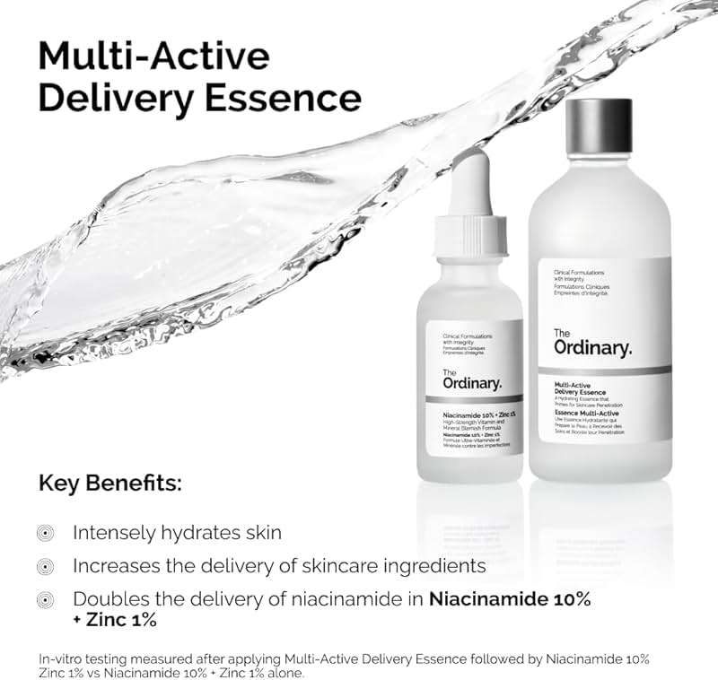 The Ordinary Multi-Active Delivery Essence, Hydrating Skincare Face Essence for Softer and Smoother Glass Skin - Image 4