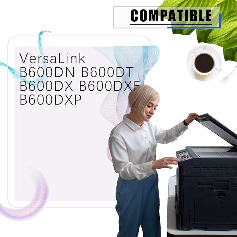 B600 Toner Cartridge Compatible for Xerox VersaLink B600DN B600DT B600DX B600DXF B600DXP Printers,with Chip Large Printing Demands (Black) - Image 2