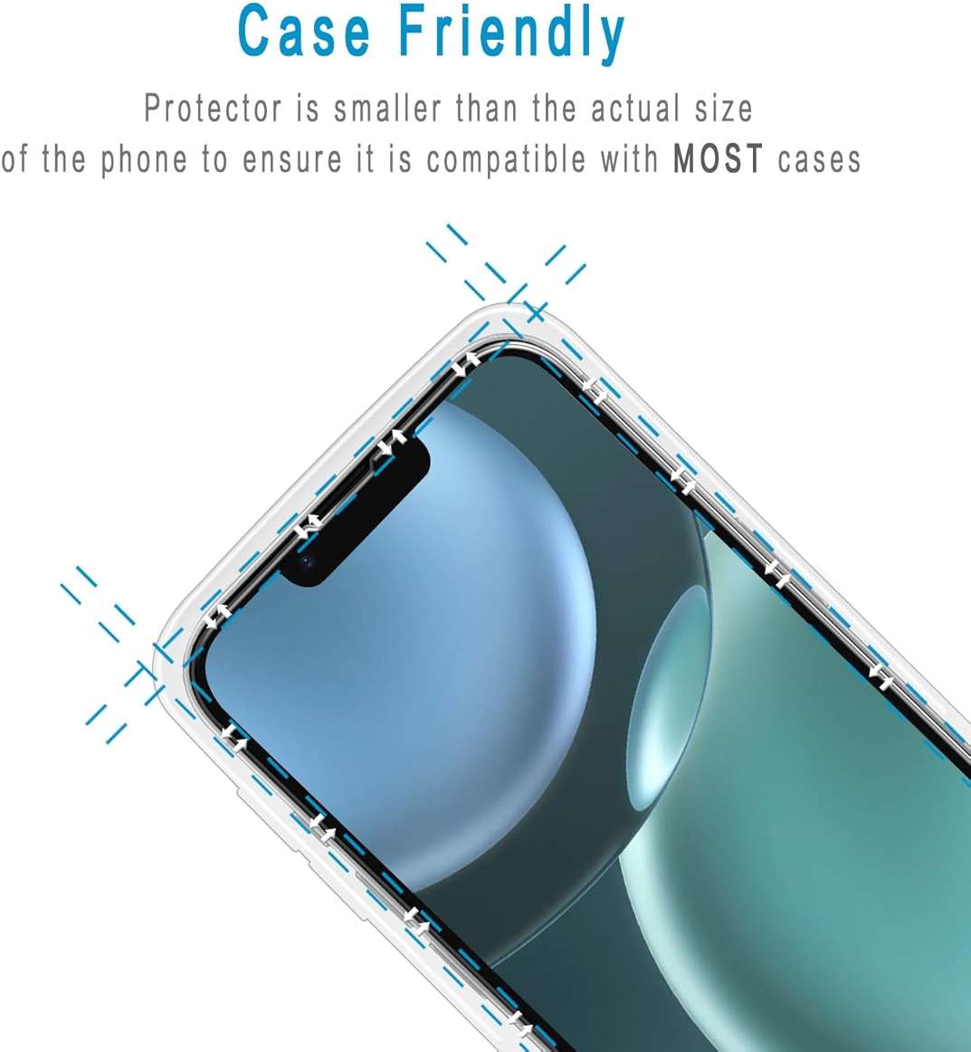 Bencuku (2 Pack) Screen Protector for iPhone 17e / iPhone 16e Tempered Glass, Anti Scratch, Bubble Free - Image 6