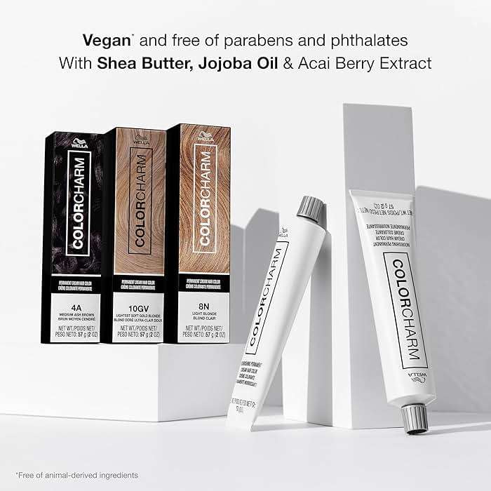COLORCHARM Permanent Cream Hair Dye | Auburn, Red Violet Hair Colors | Burgundy, Copper, Cherry Cola Shades | 100% Gray Coverage | Vegan, Free of Phthalates & Parabens | 2 oz. - Image 11
