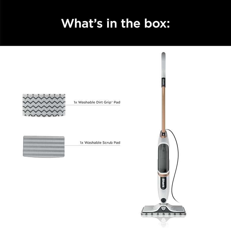 Shark SteamSpot Steam Mop with Steam Blaster Technology, 3 Steam Modes, 2 Washable Pads, XL Removable Water Tank, Lightweight, Steam Cleaner for sealed Hard Floors, Hardwood, Tile, Laminate, S2001 - Image 11