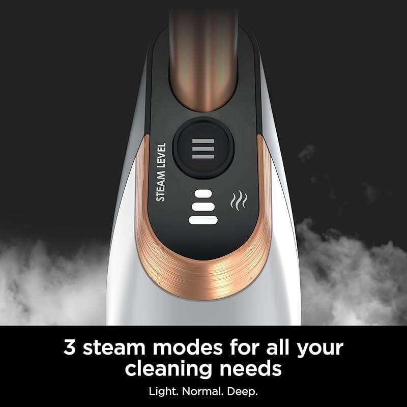Shark SteamSpot Steam Mop with Steam Blaster Technology, 3 Steam Modes, 2 Washable Pads, XL Removable Water Tank, Lightweight, Steam Cleaner for sealed Hard Floors, Hardwood, Tile, Laminate, S2001 - Image 5