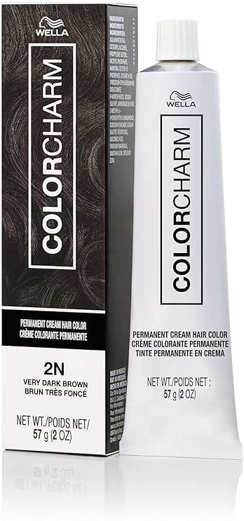 COLORCHARM Permanent Cream Hair Dye | Darkest Brown, Black Hair Colors | Intense Natural, Cool Espresso Shades | 100% Gray Coverage | Vegan, Free of Phthalates & Parabens | 2 oz. - Image 1