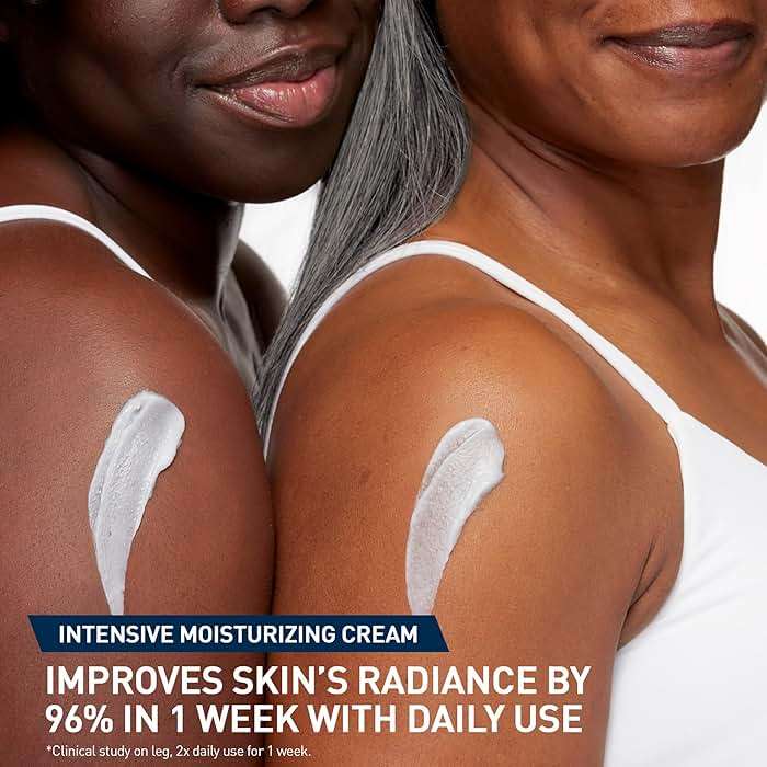 CeraVe Intensive Moisturizing Cream, Body Moisturizer With Shea Butter, 72H Hydration + Skin Barrier Repair, Fragrance-Free Body Lotion For Extremely Dry Skin, 19oz | Packaging May Vary - Image 4