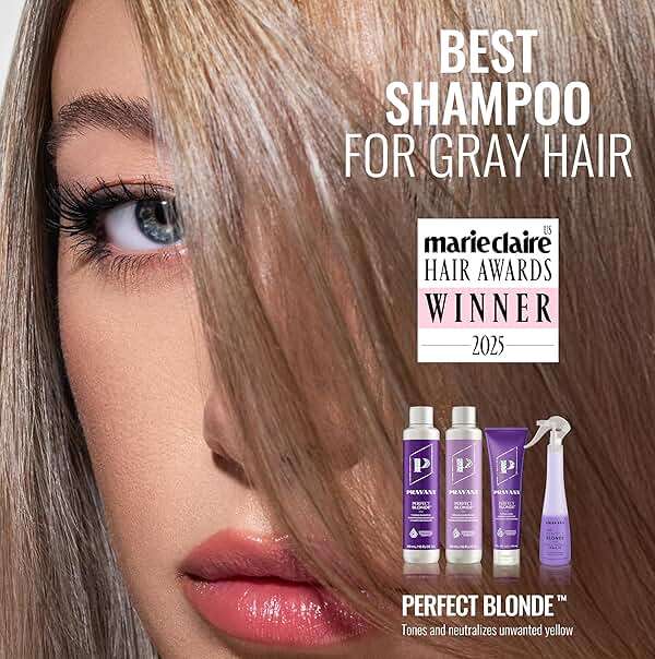 Pravana The Perfect Blonde Purple Toning Shampoo | Neutralizes Brassy, Yellow Tones | For Color Treated Hair | Chromasilk Enhances Shine & Protection | Vegan, Cruelty-Free | Paraben & Sulfate Free - Image 2