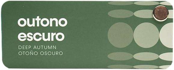 Multilingual Deep Autumn Palette Color Fan by Studio Immagine, Perfect for Smart Shopping and Outfit & Wardrobe Planning; Otono Oscuro/Outono Escuro - Image 2