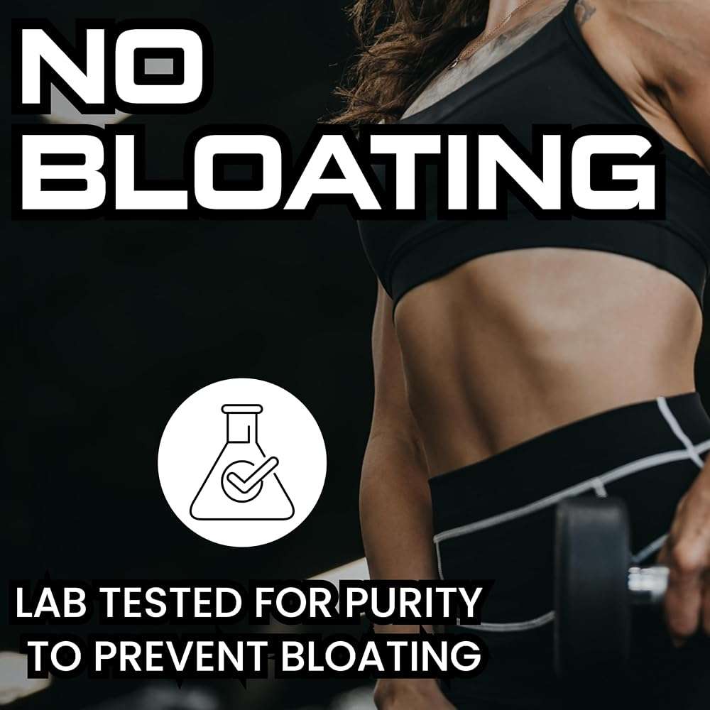 Bucked Up Blue Rasberry Creatine for Women and Men - Easy to Mix Vegetarian - Flavored Creatine Monohydrate Powder - Made in USA - 5G Per Serving - 50 Servings - 250 Grams Per Container - Image 7
