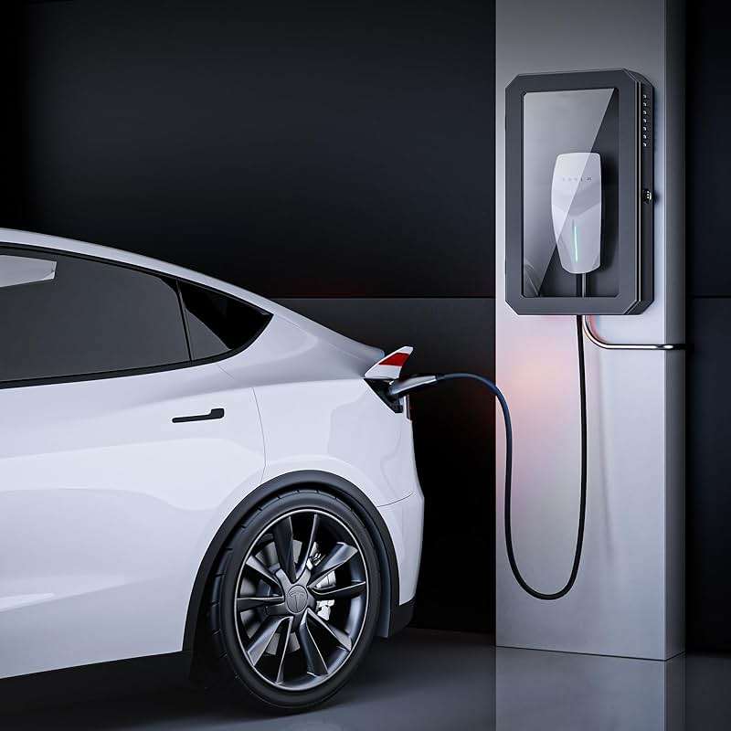 YONZEE Wall-Mounted EV Charger Protection Box – Weatherproof Charging Station Cover Case for Electric Vehicle Home Chargers, Compatible with Tesla, Standard Most EV Chargers - Image 3