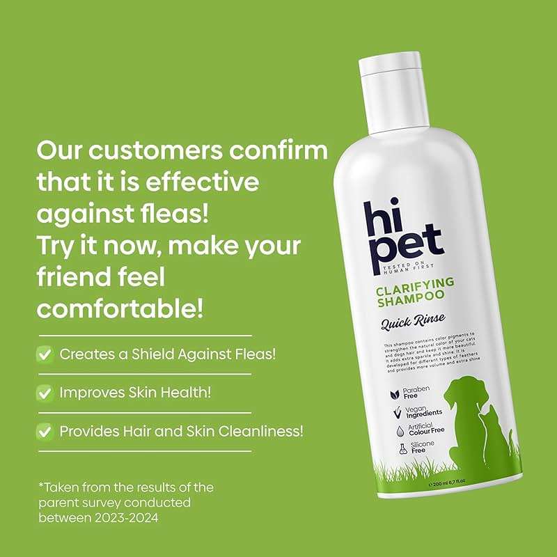 HiPet Hi Pet Deep Cleaning and Care Package, Clarifying Pet Shampoo, Paw Cleaner Foam, Shampoo & Conditioner 2-in-1, Paw Stick for Dog and Cat - Image 3