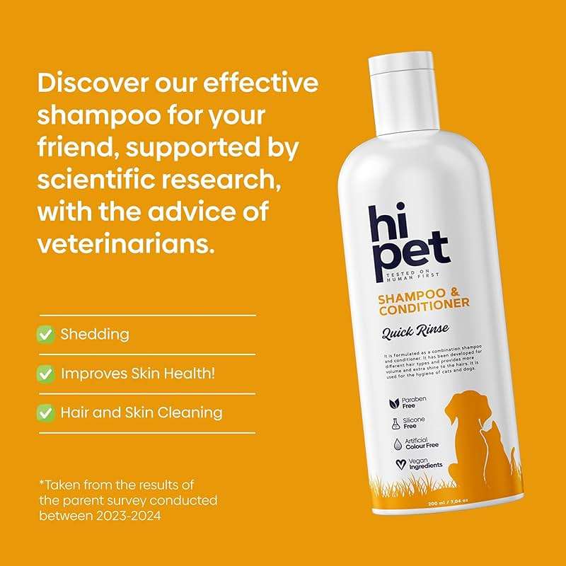 HiPet Hi Pet Deep Cleaning and Care Package, Clarifying Pet Shampoo, Paw Cleaner Foam, Shampoo & Conditioner 2-in-1, Paw Stick for Dog and Cat - Image 5