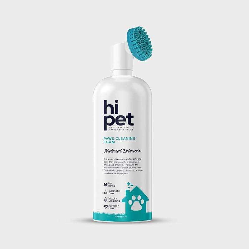 HiPet Hi Pet Deep Cleaning and Care Package, Clarifying Pet Shampoo, Paw Cleaner Foam, Shampoo & Conditioner 2-in-1, Paw Stick for Dog and Cat - Image 6
