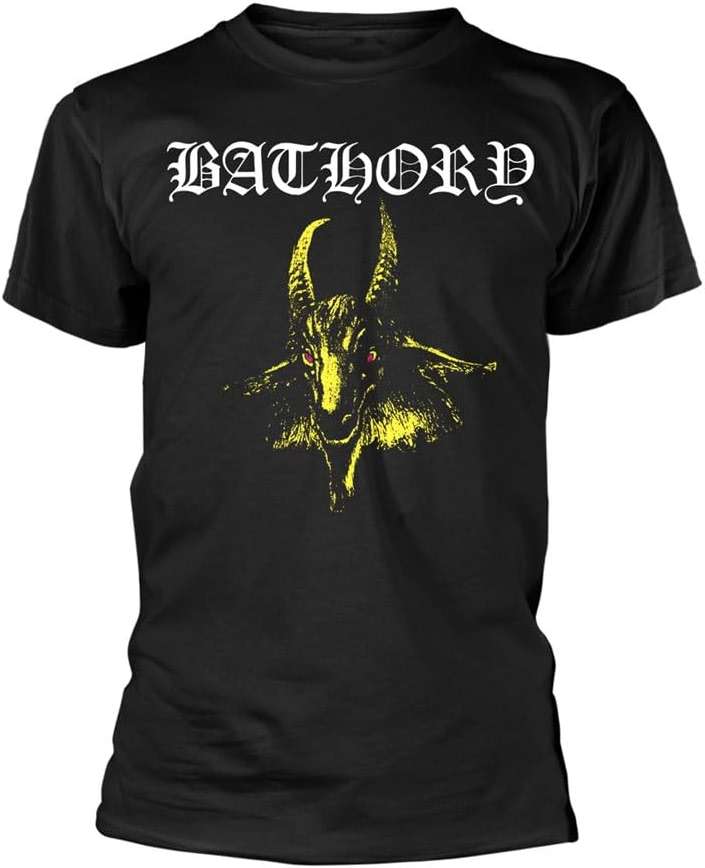 Plastichead Bathory Goat Band Logo T Shirt - Image 1