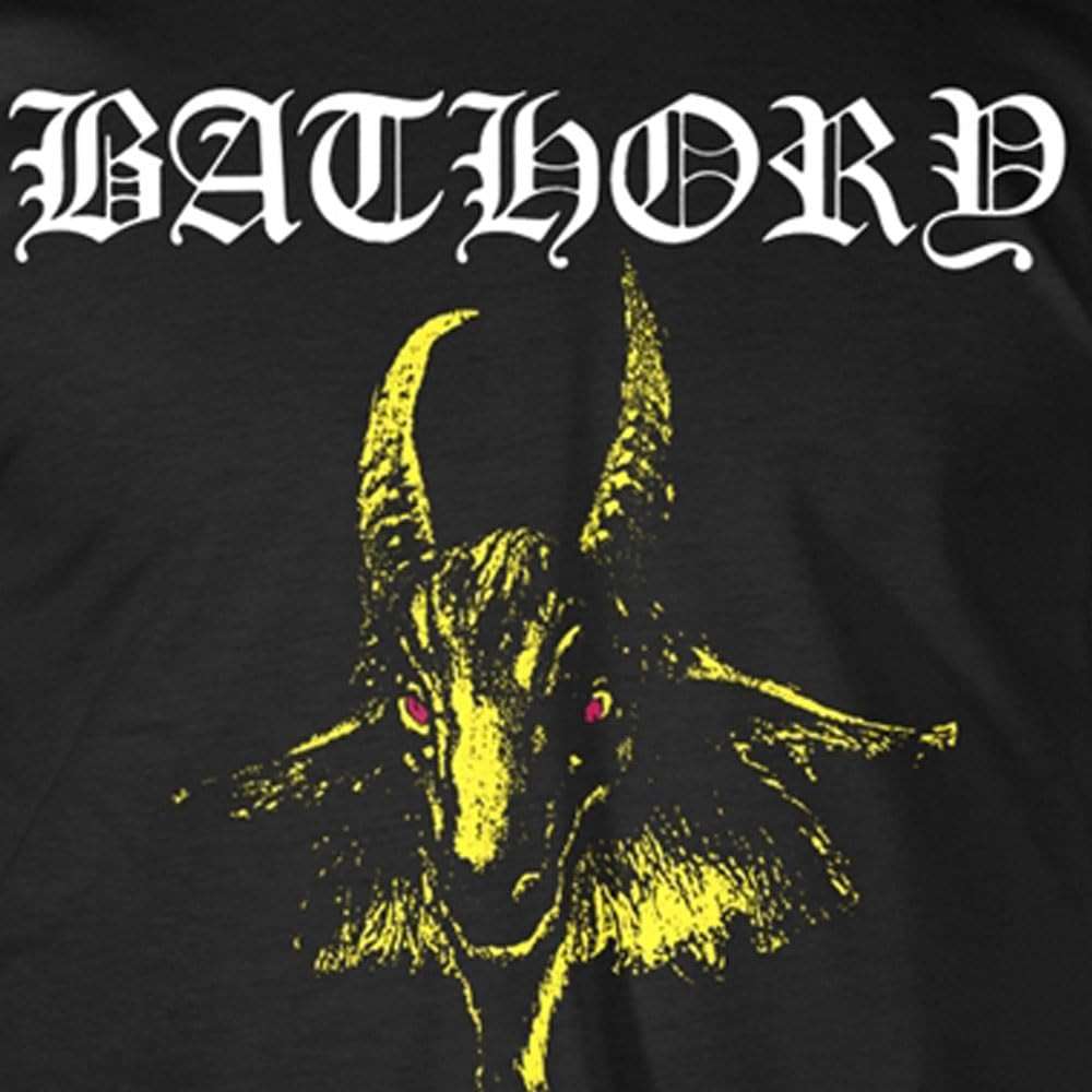 Plastichead Bathory Goat Band Logo T Shirt - Image 3