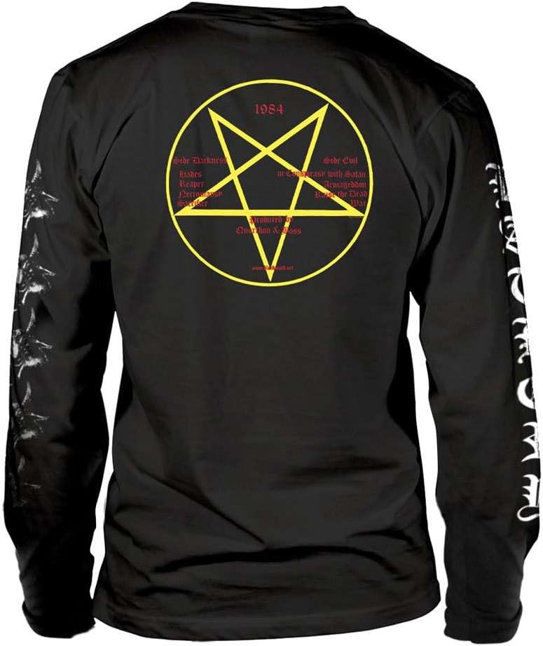 Bathory Goat Band Logo Long Sleeve T-Shirt - Image 2