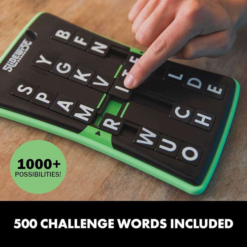 Educational Insights Slidewise - Word Games and Brain Teaser Puzzles for Kids 8-12, Kids Slide Puzzle Game, Travel Size Handheld Games, Single Player Brain Teasers for Adults, Teens, and Children - Image 5