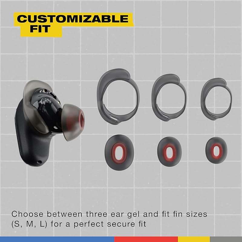 Skullcandy Method 360 ANC Wireless Earbuds, Sound by Bose, Bluetooth Headphones, Premium Noise Cancelling, Up to 40 Hrs Battery, Sweat and Water Resistant, Microphone for iPhone Android - True Black - Image 11