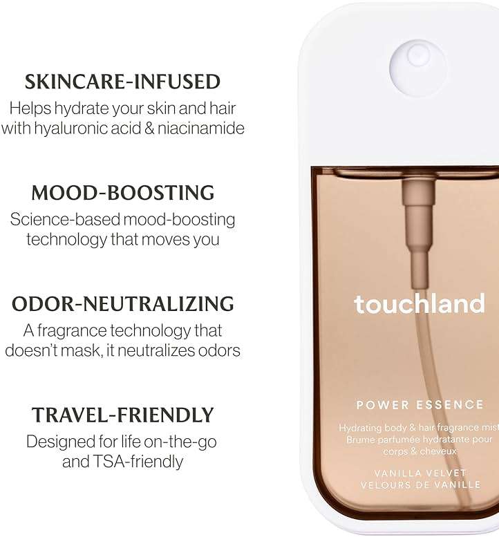 Touchland Body & Hair Fragrance Mist, 2 FL OZ - Vanilla Velvet - Image 5