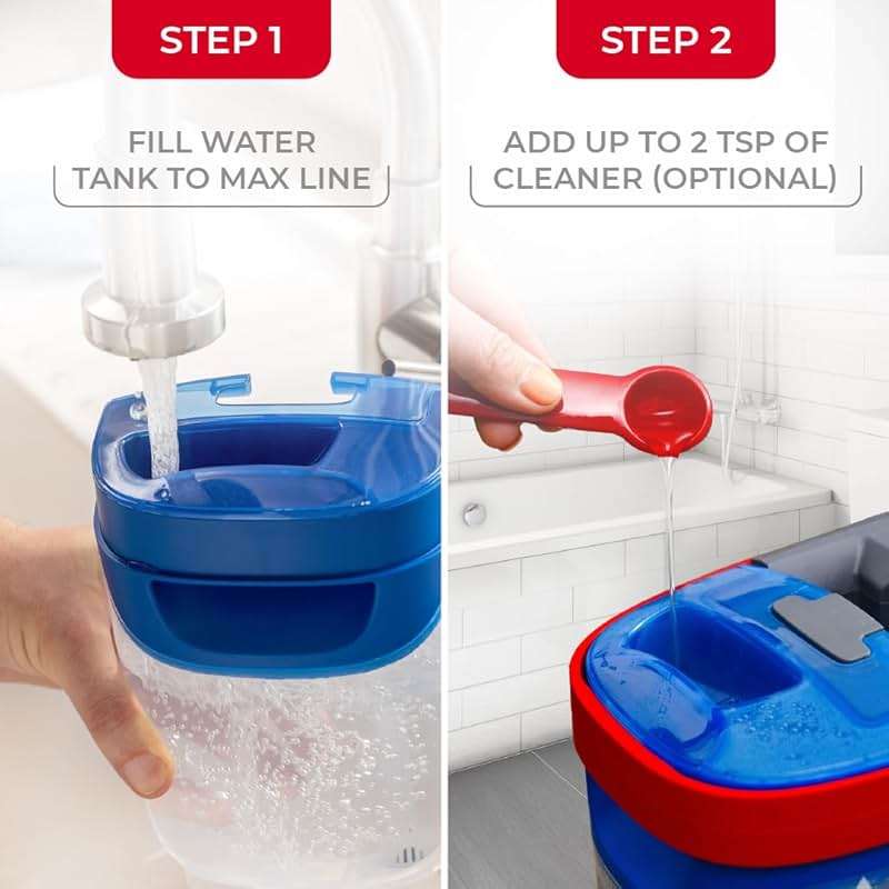 O-Cedar H2prO Flat Mop System | Quick Everyday Cleaning | Dual-Tank Fresh Water System | Machine Washable Reusable Microfiber Mop Pad | Safe on Hardwood, Tile & Vinyl Floors - Image 15