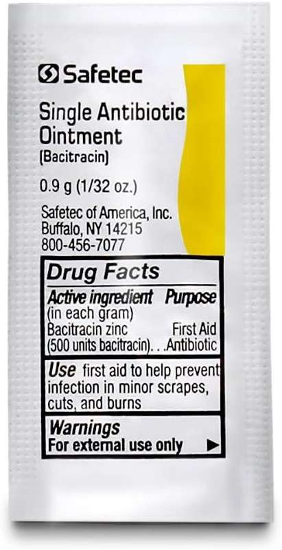 Safetec First Aid Antibiotic Ointment 53305 – Single-Use Packets for Minor Cuts & Wound Care (25 Pack) - Image 2