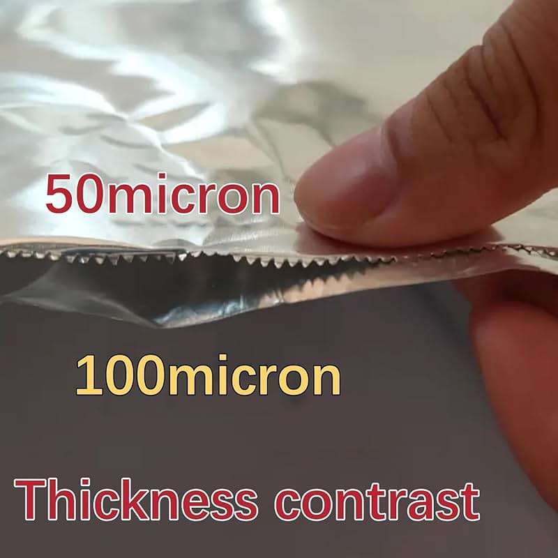 Foil Aluminum Roll Heavy Duty:Extra Thick Tin Foil Craft Engraving,Aluminum Foil Heavy Duty for Painting Embossing,Aluminum Flashing Roll Metal Sheets for Crafts,70um Thick (70umThick/18"W/42ft L) - Image 5