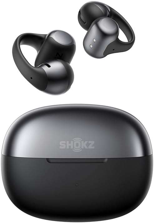 SHOKZ OpenDots ONE-Open-Ear Headphones, Clip-On Earbuds-Wireless Bluetooth Earbuds with Microphone-Secure, Lightweight, Comfort-Premium Dolby Audio-Water Resistant-Fast Charging-Up to 40 hrs Playtime - Image 1