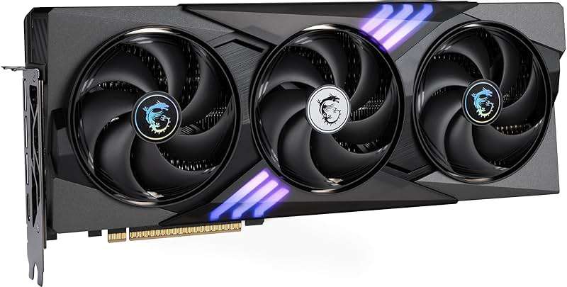 MSI Gaming RTX 5070 Ti 16G Gaming Trio OC Plus Graphics Card (16GB GDDR7, 256-bit, Extreme Performance: 2580 MHz, DisplayPort x 3 2.1a, HDMI 2.1b, NVIDIA Blackwell Architecture) - Image 2