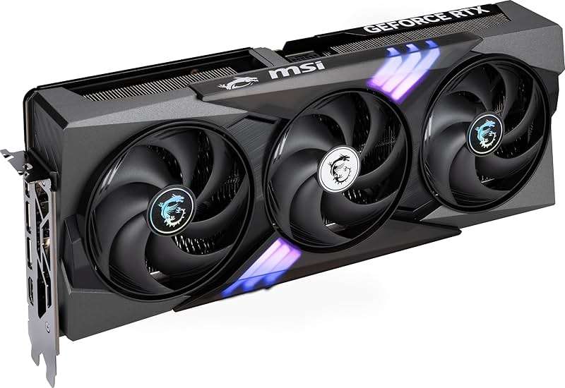 MSI Gaming RTX 5070 Ti 16G Gaming Trio OC Plus Graphics Card (16GB GDDR7, 256-bit, Extreme Performance: 2580 MHz, DisplayPort x 3 2.1a, HDMI 2.1b, NVIDIA Blackwell Architecture) - Image 3