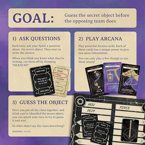 Resonym Games, Phantom Ink: Arcana - A Standalone Expansion to The Deduction Party Game Phantom Ink - for 2 to 8 Players, Ages 8+ - Image 6