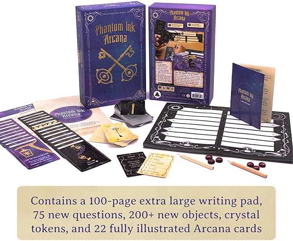 Resonym Games, Phantom Ink: Arcana - A Standalone Expansion to The Deduction Party Game Phantom Ink - for 2 to 8 Players, Ages 8+ - Image 7