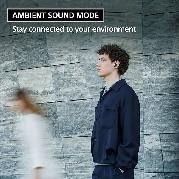 Sony WF-C710N Truly Wireless Noise-Canceling Earbuds with up to 30-Hour Battery Life, Lightweight and Secure, Black - Image 6